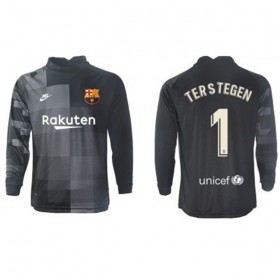 FC Barcelona Golmanski Ter Stegen 1 Gostujući Nogometni Dres 2021/2022 Dugim Rukavima